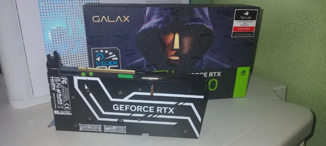  galax Geforce RTX 4060 1-click oc 2x v2, 8gb, gddr6-46nsl8md9nxv - Foto 3