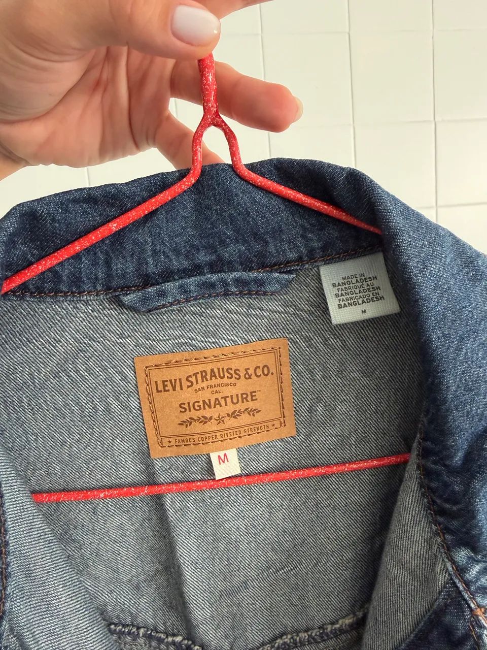 Jaqueta Jeans Levis Feminina Original M - Foto 5