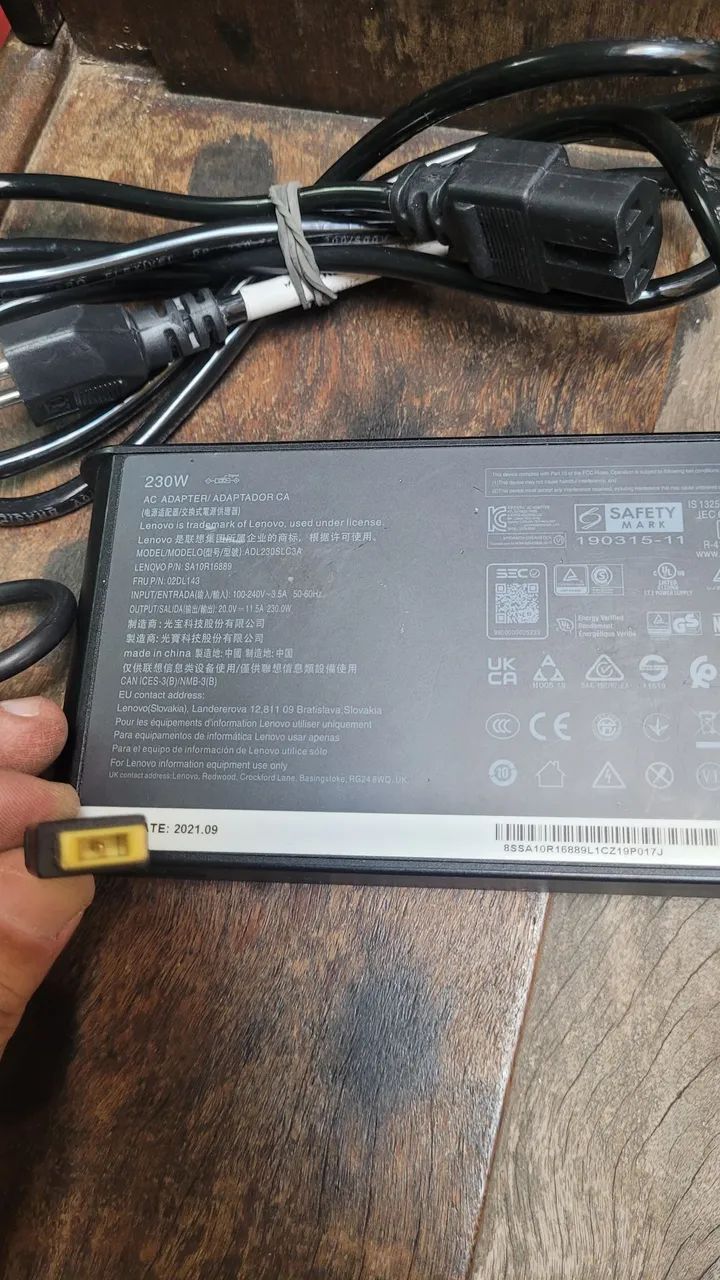 Fonte original de notebook Lenovo 230W - Foto 2