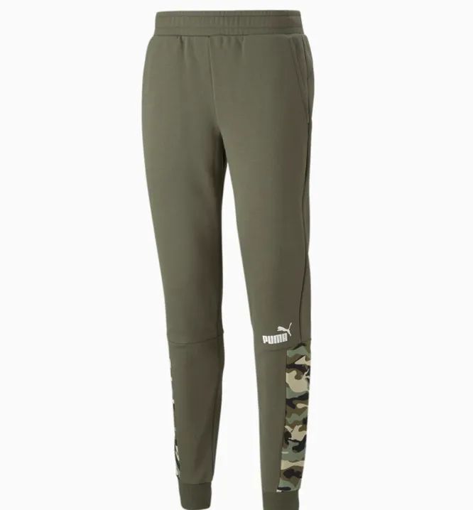 CALÇA PUMA MOLETOM ESSENTIALS BLOCK 