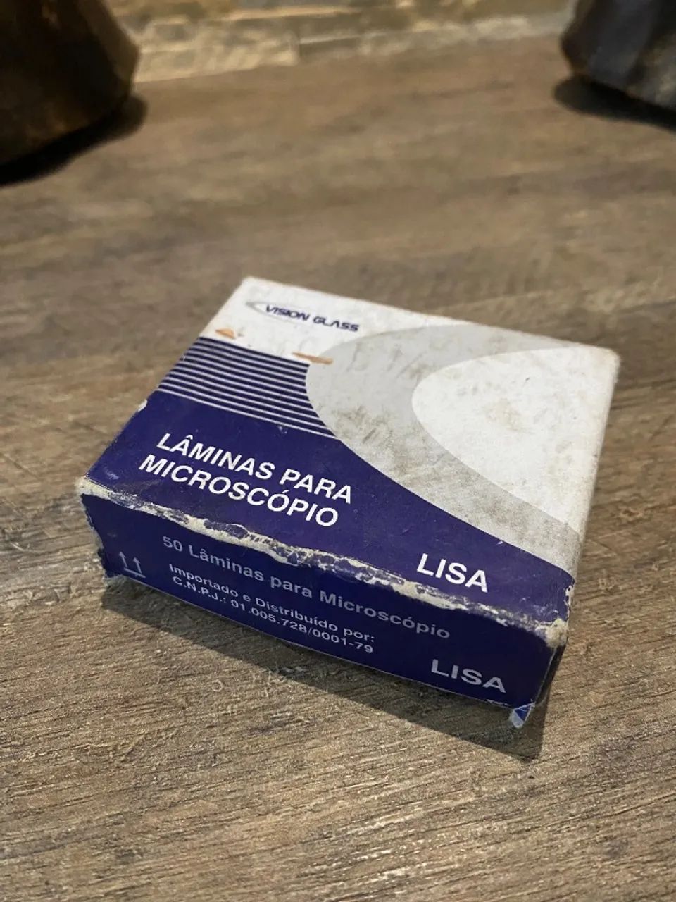 Lâminas para microscópio Vision Glass. 1 caixinha com 49 lâminas lisas - Foto 3