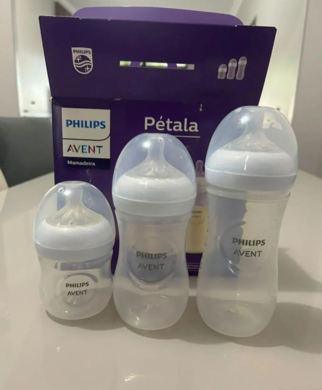 Kit de mamadeiras pétala novo - Foto 2
