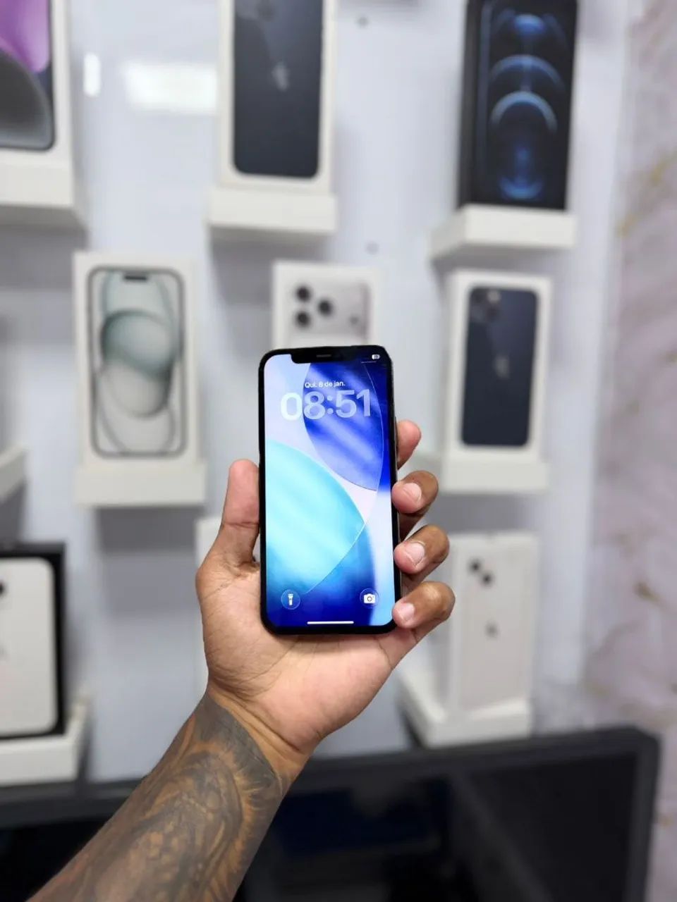 IPHONE 12 PRO MAX 128GB GRAFITE<br>CAMERA NOVA<br>R$ 1.999,00 - Foto 2