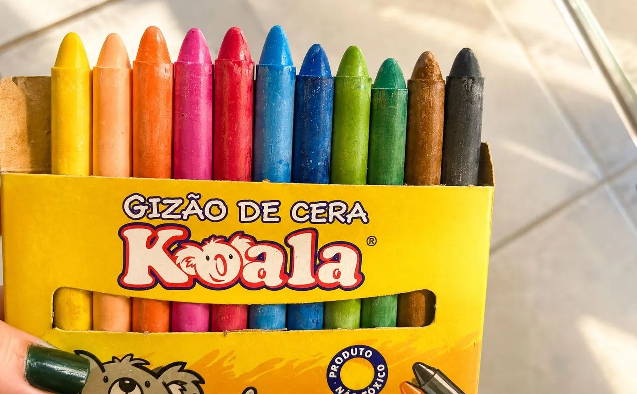 Caixas de giz de cera  - Foto 2