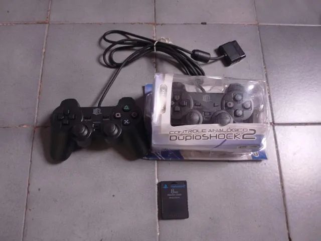 Playstation 2 Slim Console Destravado com controles e jogos - Foto 3