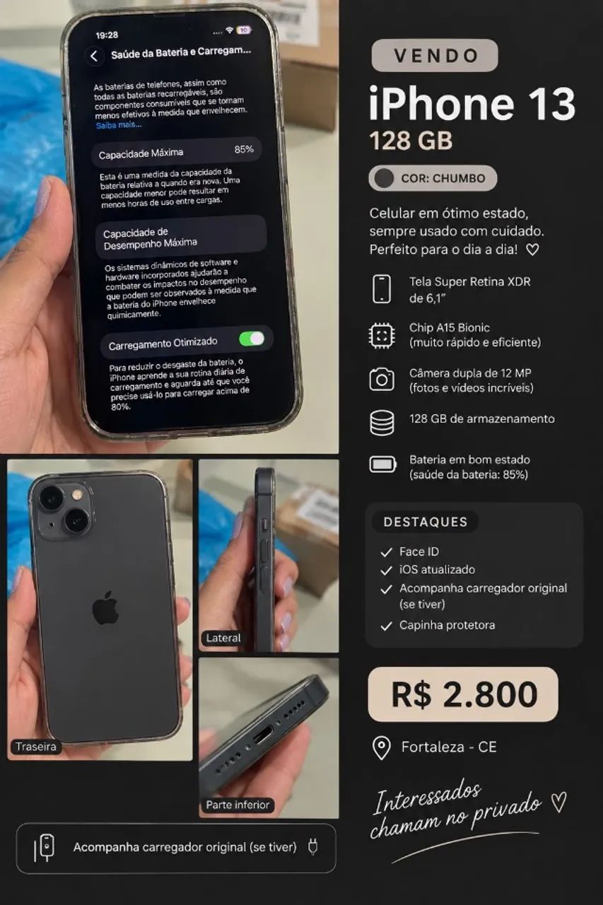 IPhone 13  Celular  - Foto 5