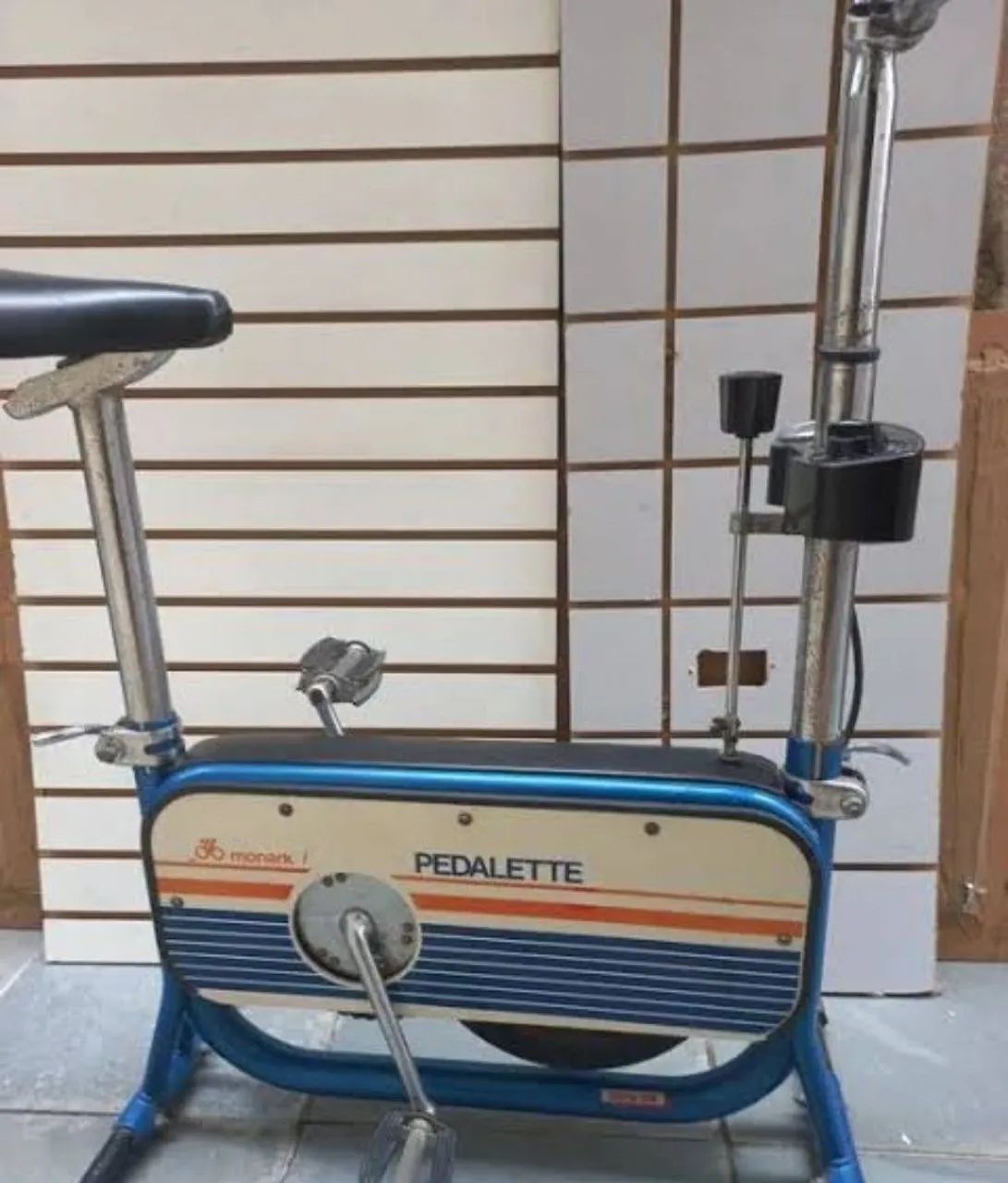 Bicicleta Ergométrica Vintage Pedalette Special Azul (Usado) - Foto 2