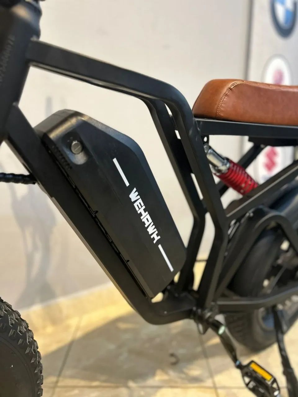 BICICLETA ELÉTRICA WEHAWK WX-19 - PRETA  - Foto 4