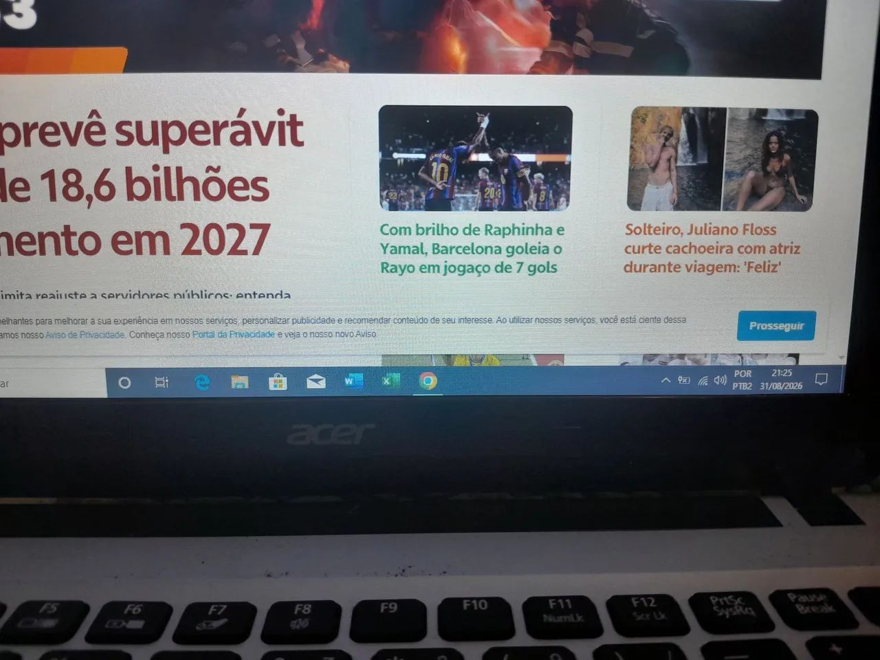 Notebook acer v5