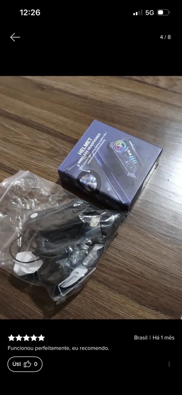 Intercomunicador Bluetooth WOOSH V10 para Capacete - Novo - Foto 5