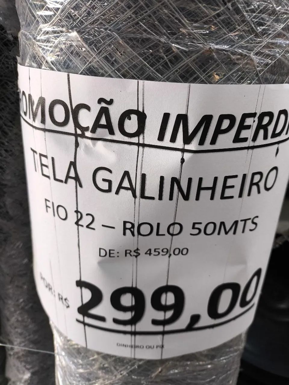 Tela Galinheiro Rolo 50 Metros R$299 Pix  - Foto 2