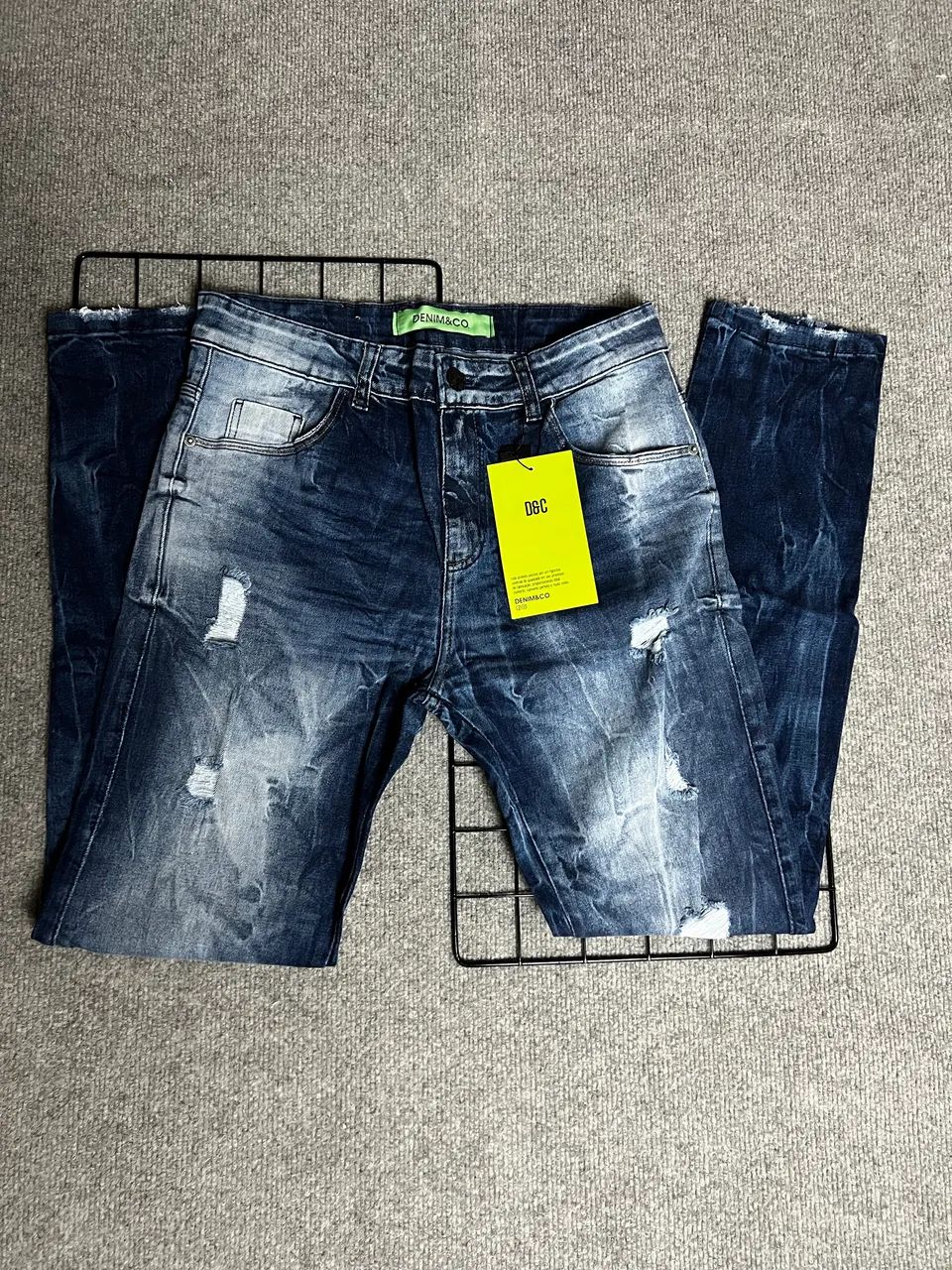 Calça modelo jogador azul escuro - Foto 2