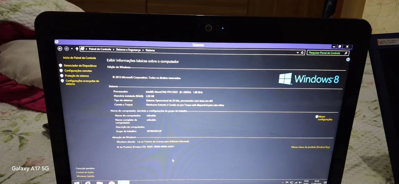 Vendo notebook funcionando perfeitamente com carregador precisa atualizar  - Foto 4