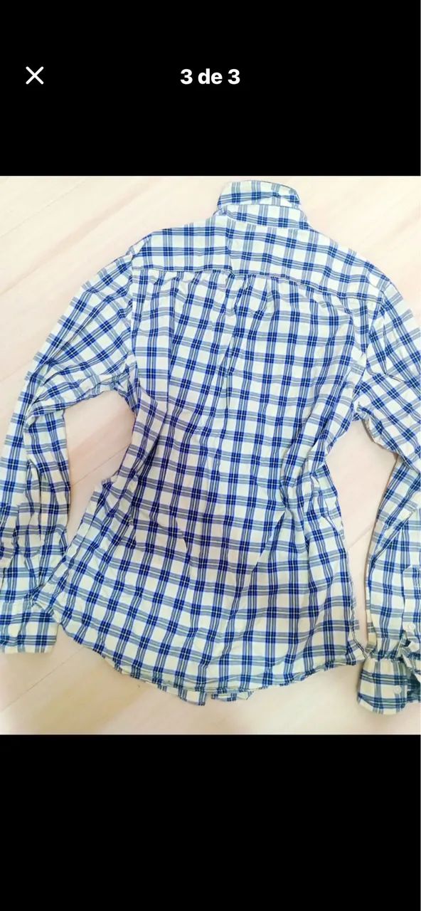 Camisa xadrez da marca Gap original  - Foto 3