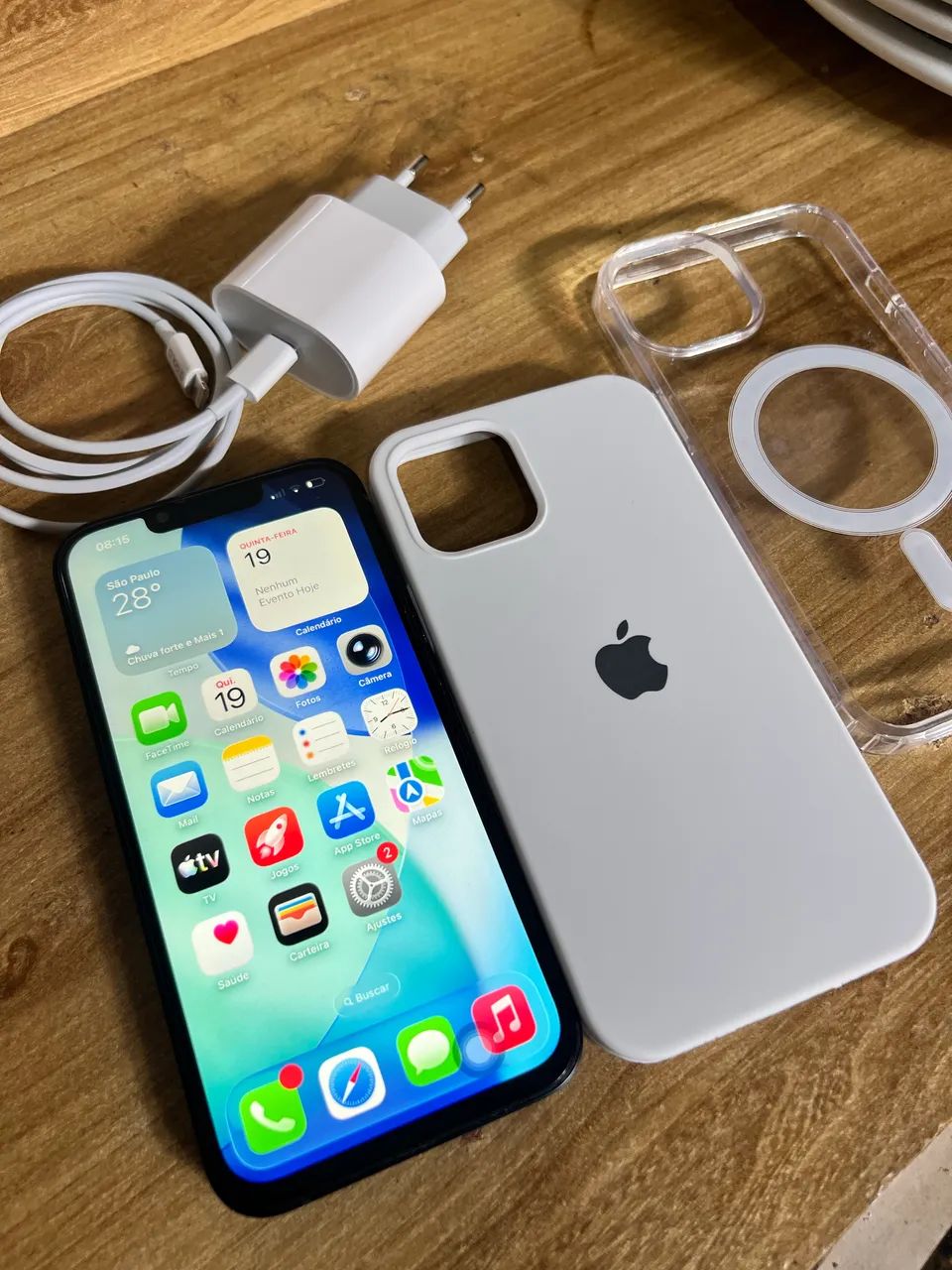 iPhone 13 black 128GB Com Nota fiscal  - Foto 2