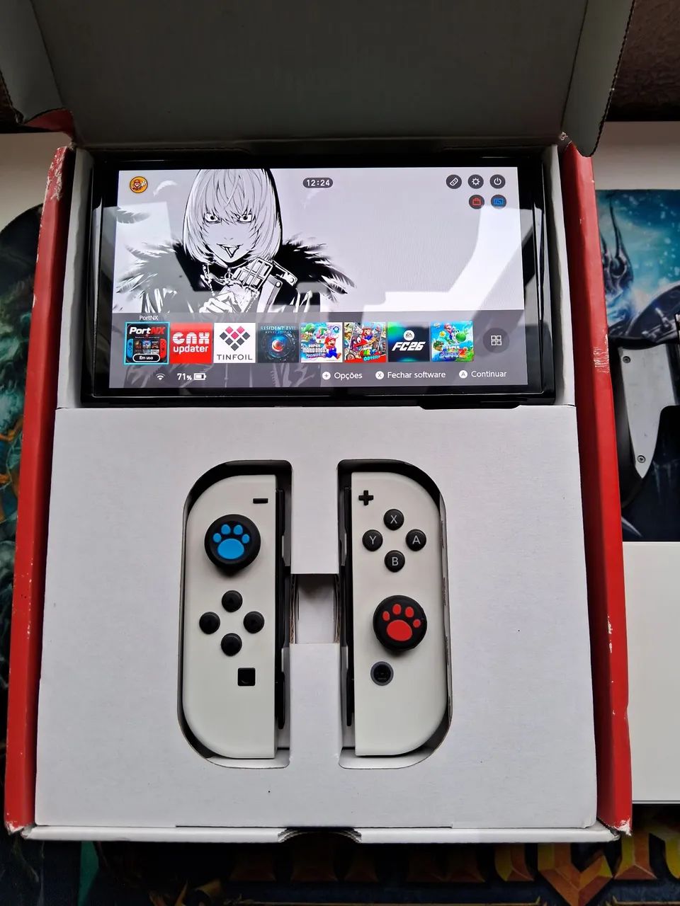 Nintendo switch oled DESBLOQUEADO! - Foto 2