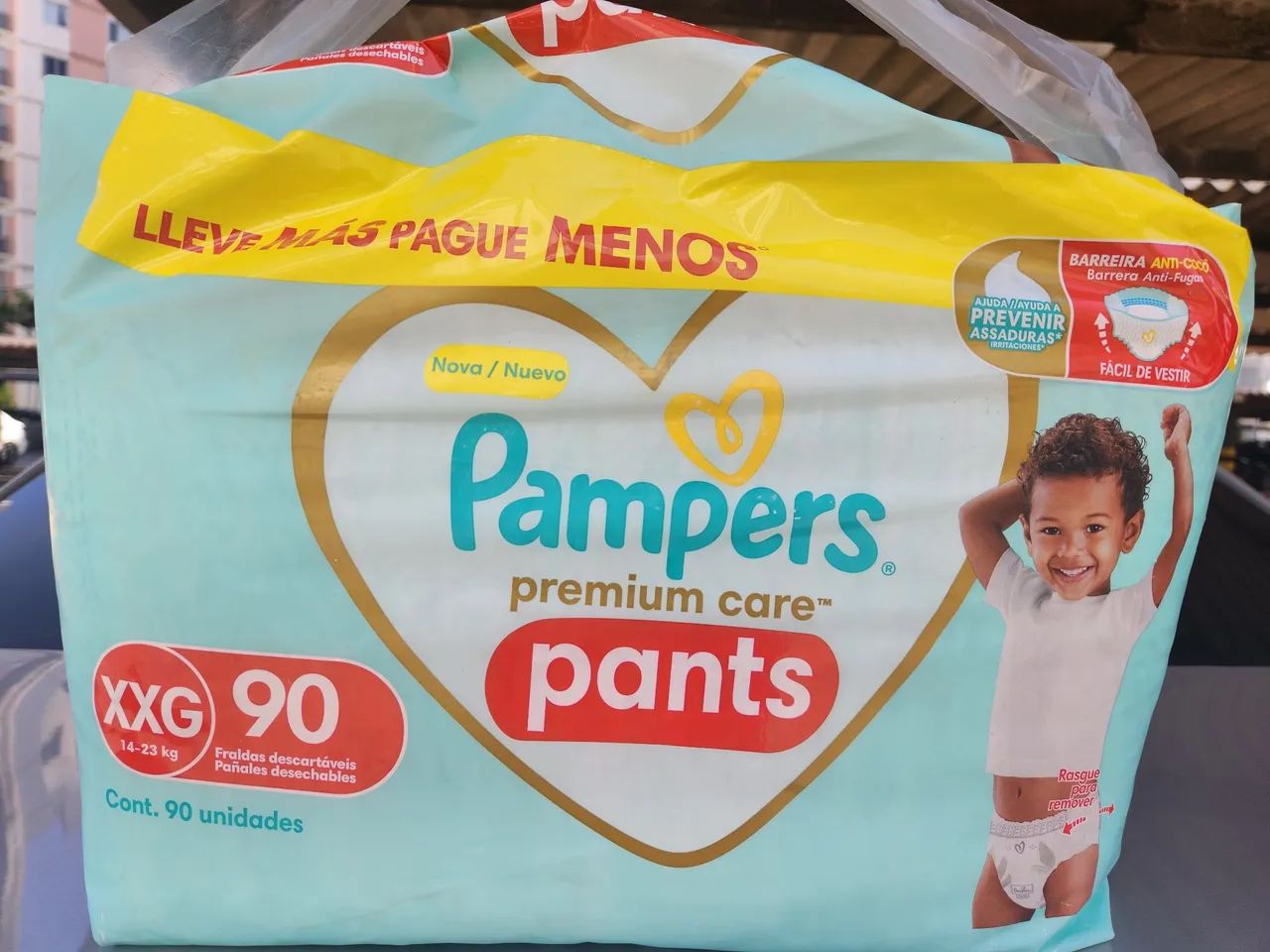 Fralda Pampers Premium Care