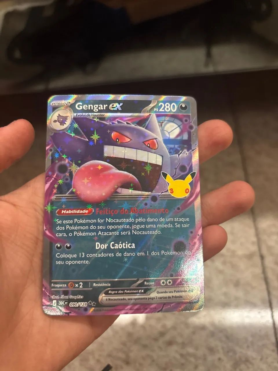 Gengar EX 090/128 coleção de 30 anos - Foto 2