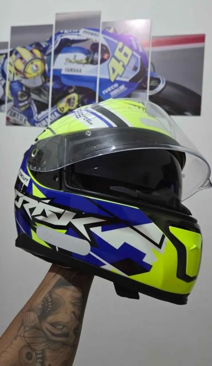 Capacete norisk com óculos n"60 - Foto 4