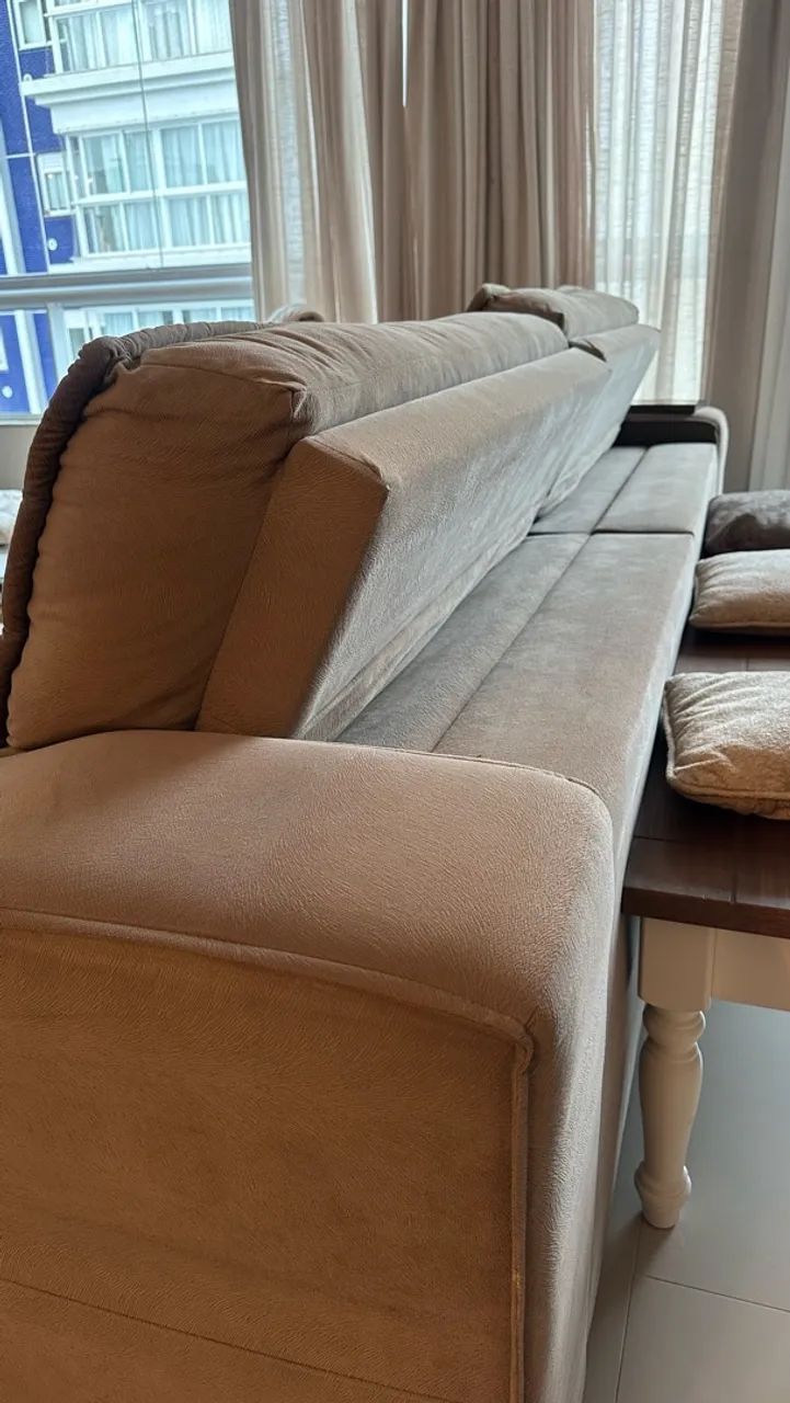 Sofá 2 lugares com chaise retrátil  - Foto 2