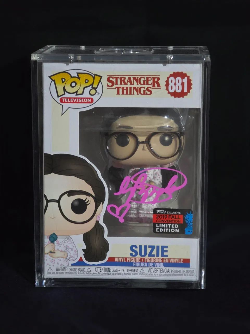Funko pop Suzie Stranger Things #881 Autografada