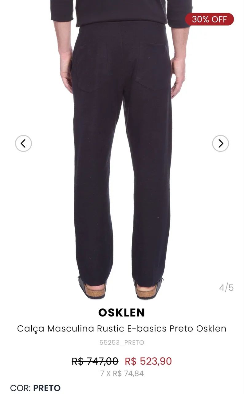 Calça Osklen  - Foto 2