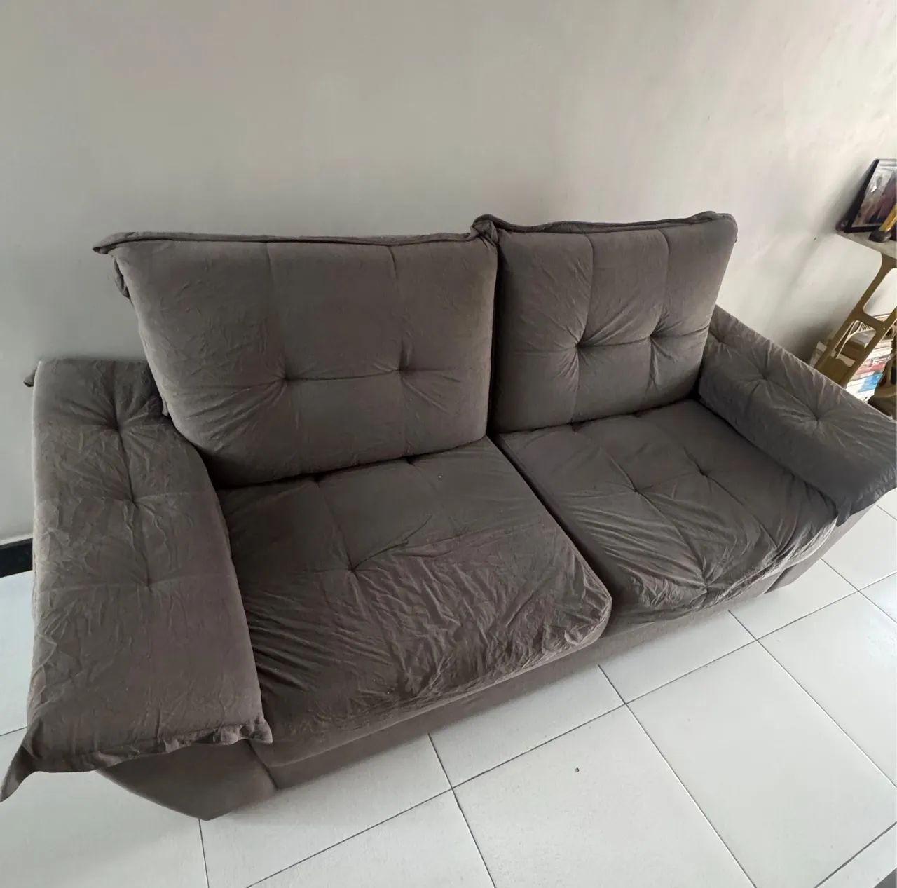 Sofá 3 lugares Retrátil 