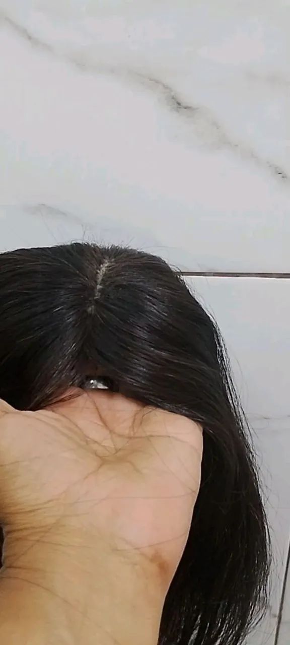 Topo capilar cabelo humano 