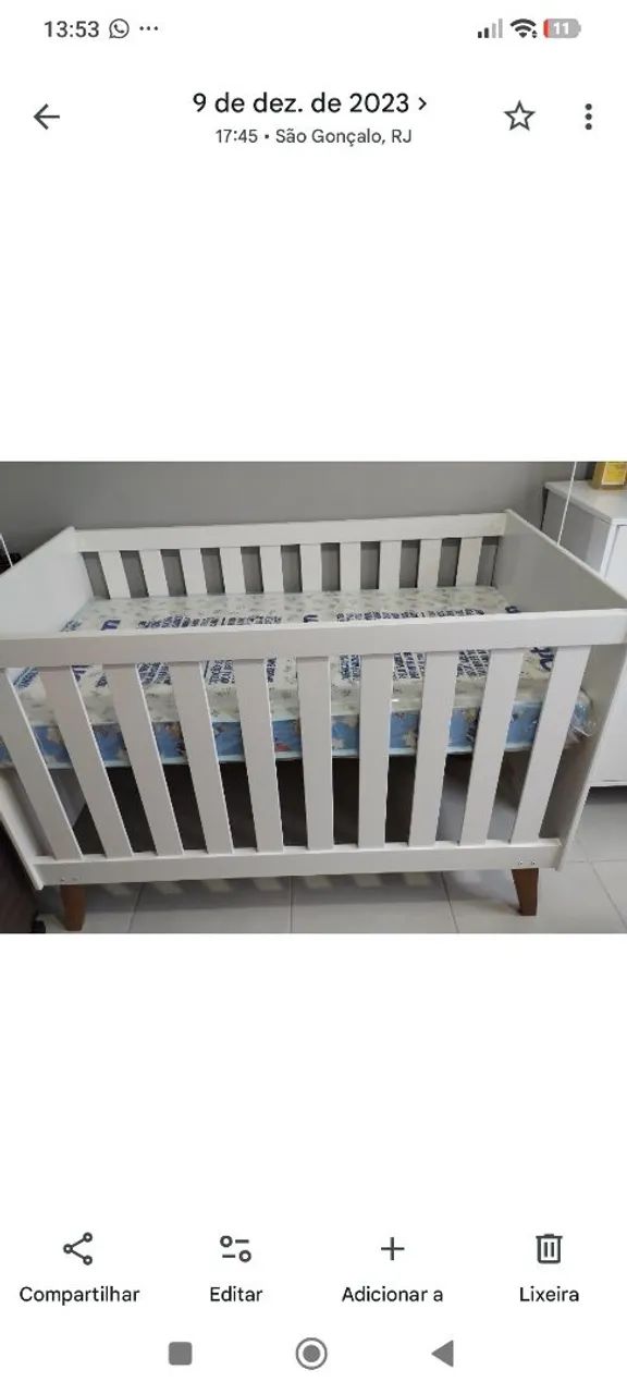 Berço + Colchão 