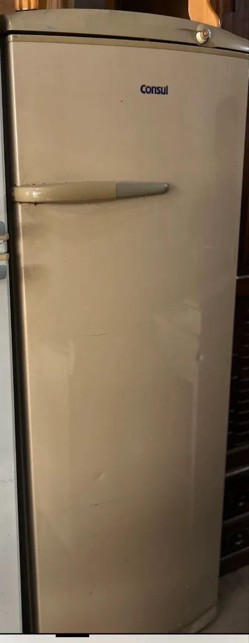Geladeira cônsul bege 