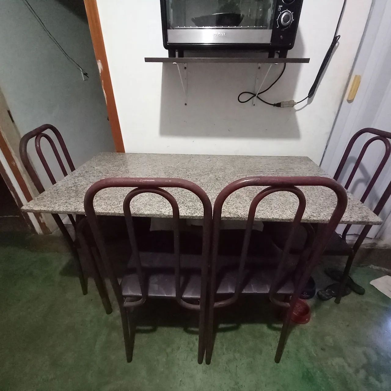MESA DE MARMORE COM 4 CADEIRAS  - Foto 5