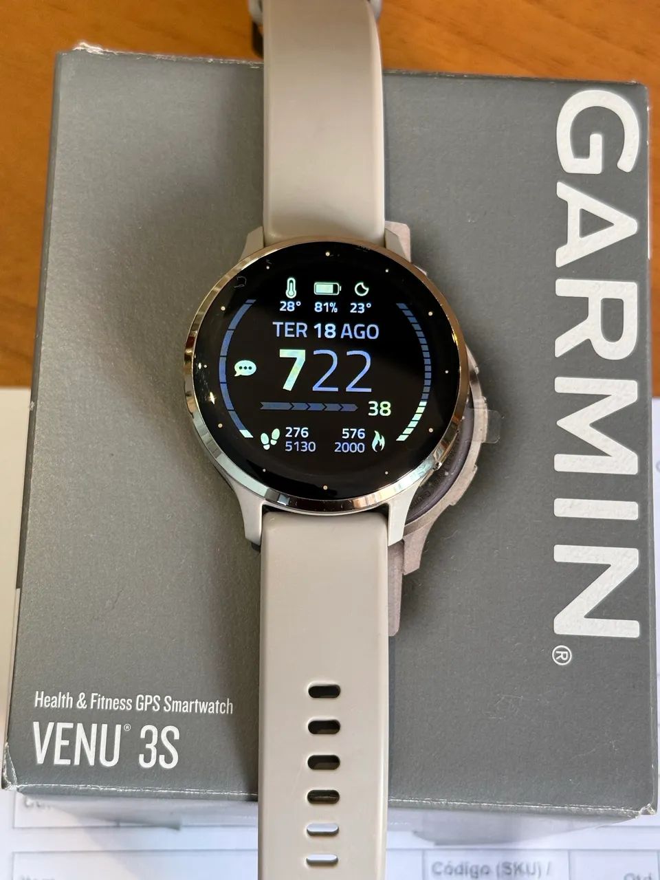 Relógio Garmin Venu 3s - Foto 4