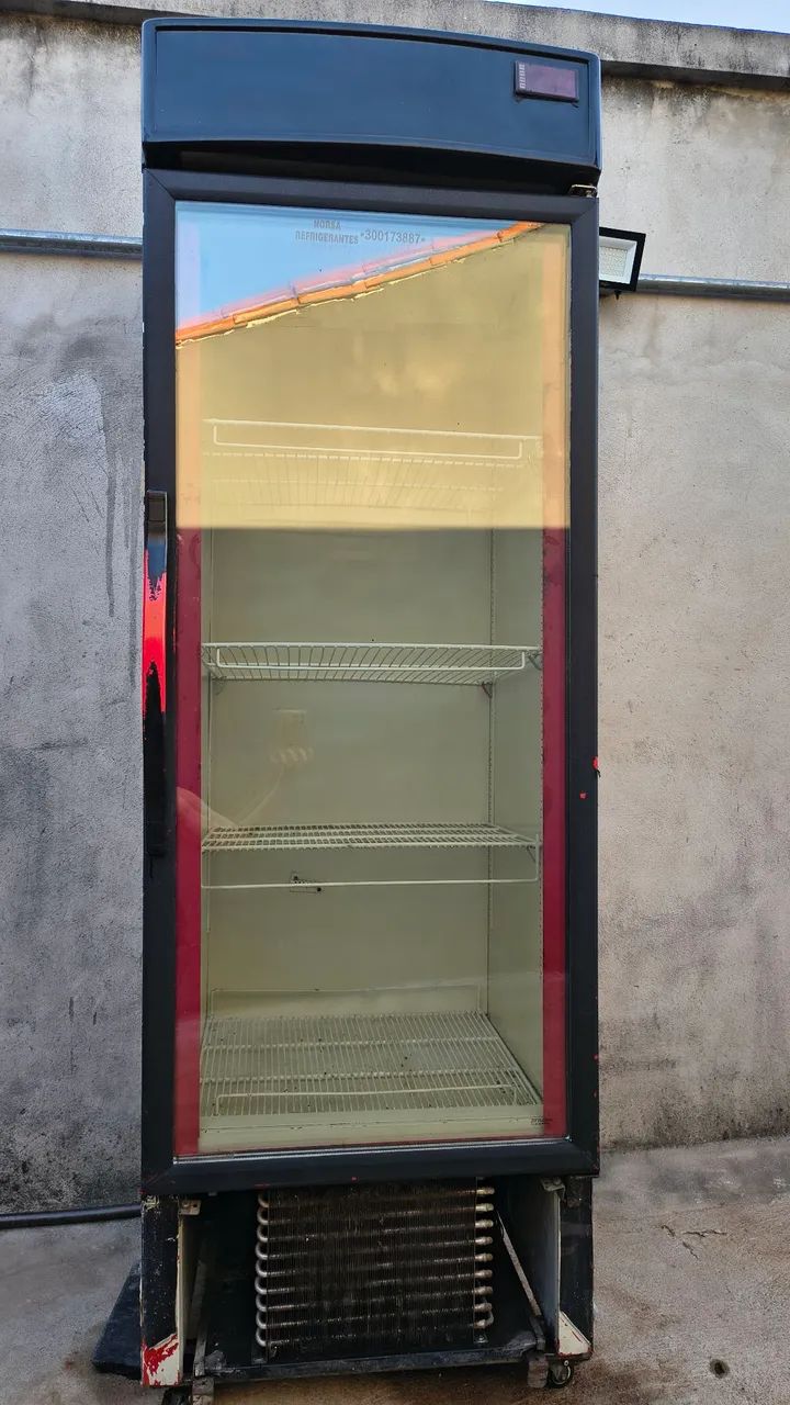 Freezer Vertical Porta de vidro 