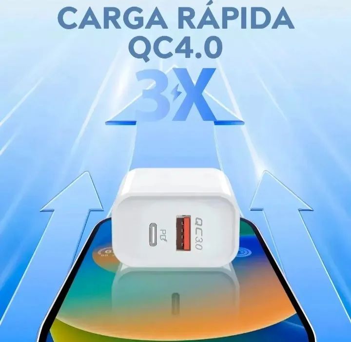 Carregador compatível com iPhone 40W - Foto 4