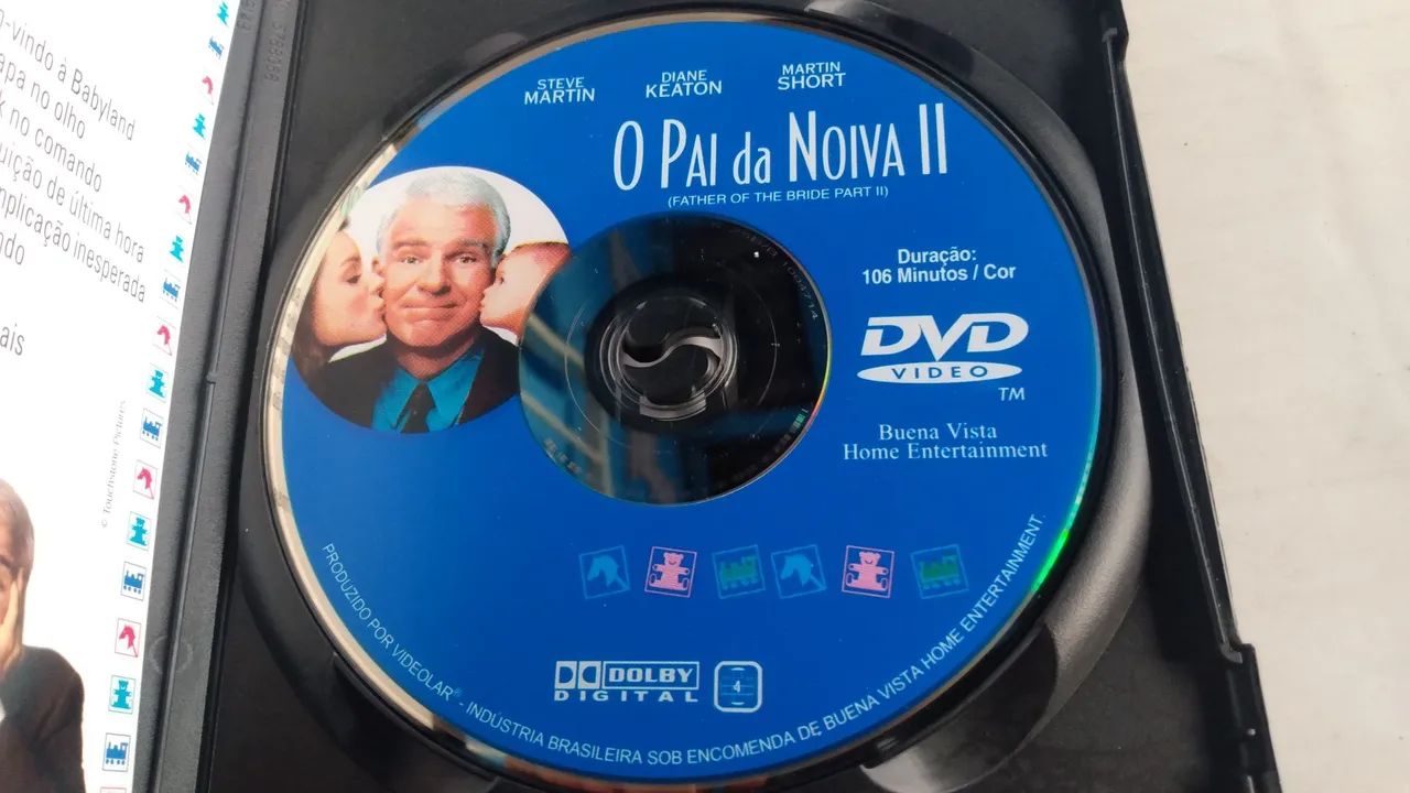 DVDs original o pai da noiva 2 ótimo estado..  - Foto 5