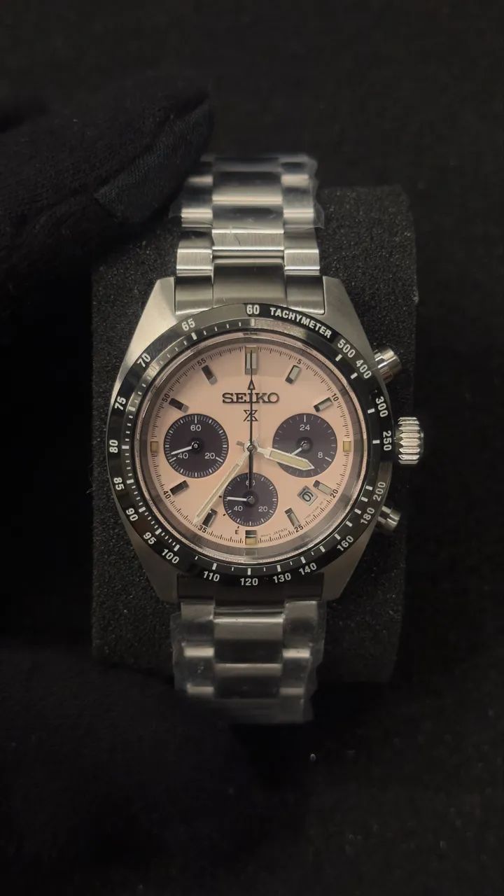 Seiko Prospex Speedtimer SSC963B1 Salmão