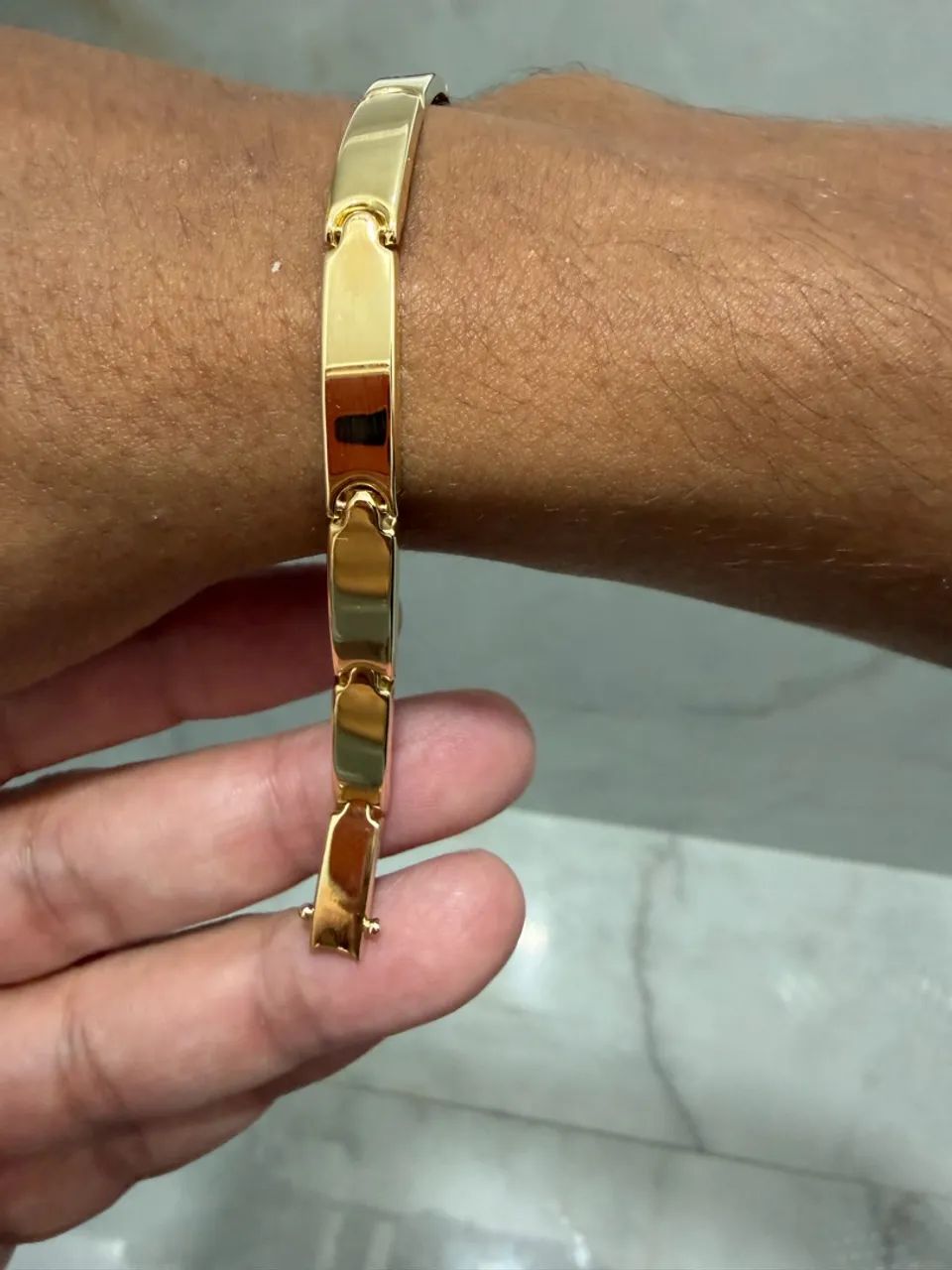 Bracelete ouro 18 k - Foto 4