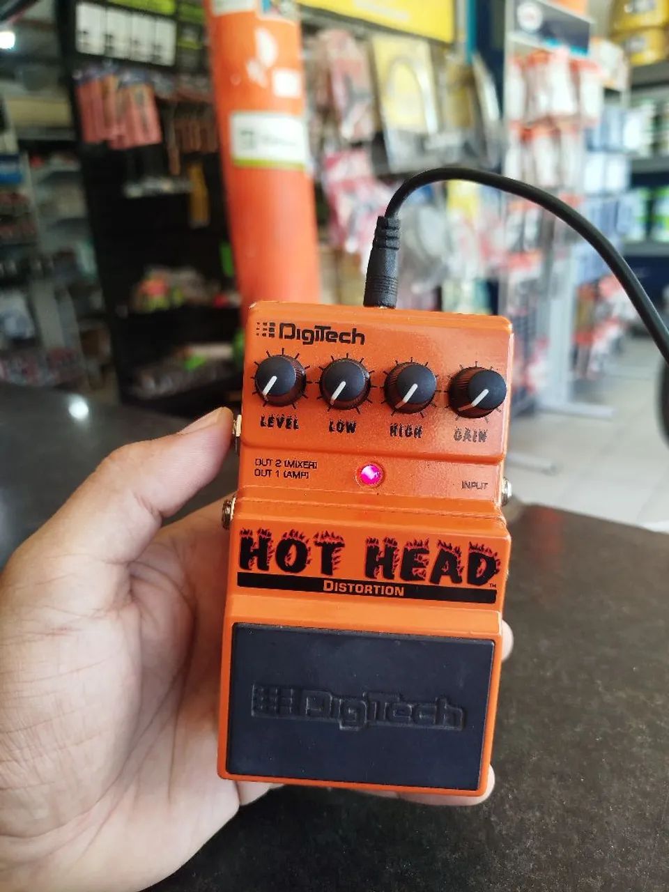 Pedal Distorção p/ Guitarra Hot Head Digitech - Foto 5