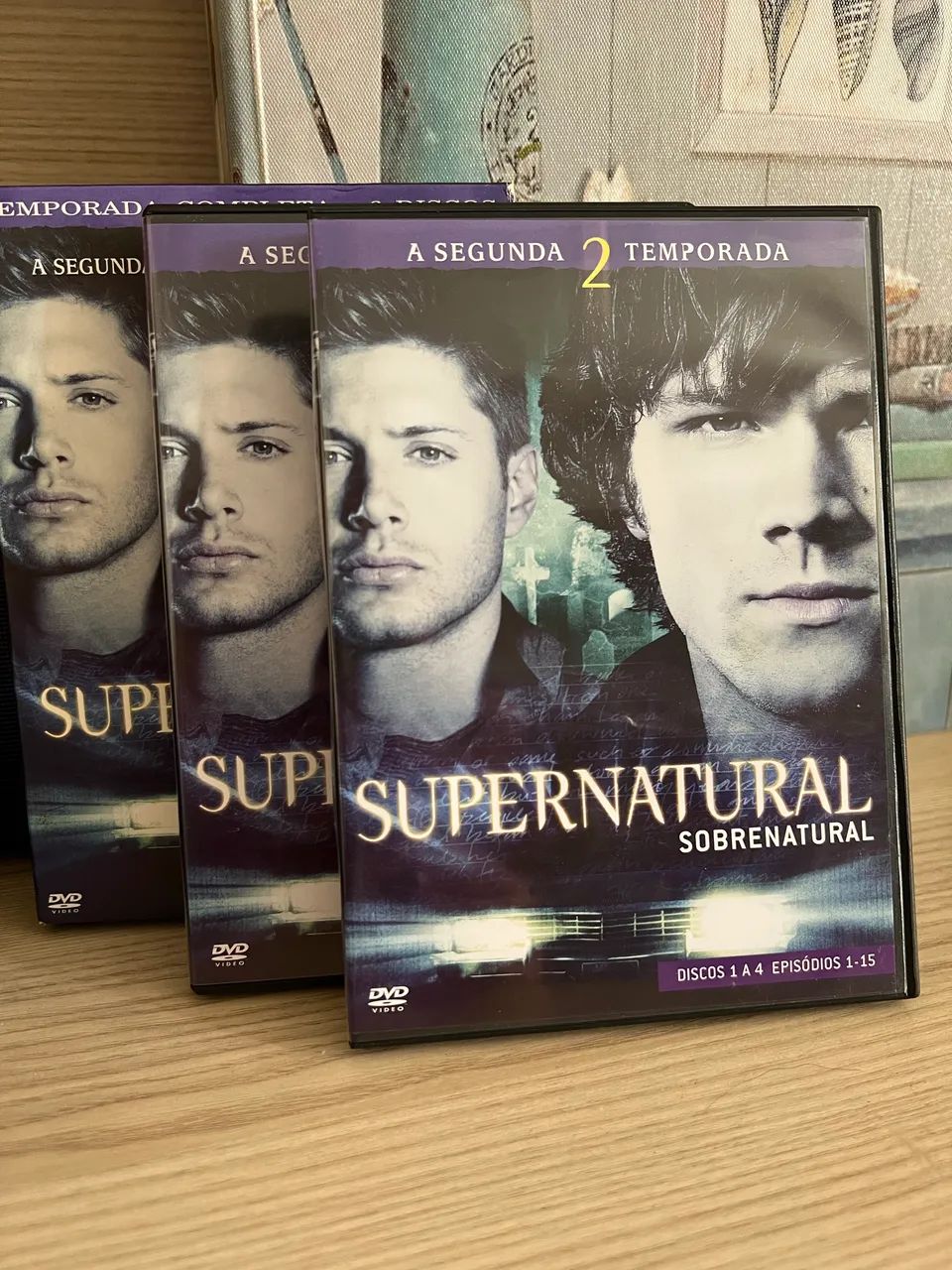 Box DVD sobrenatural 2 temporada 