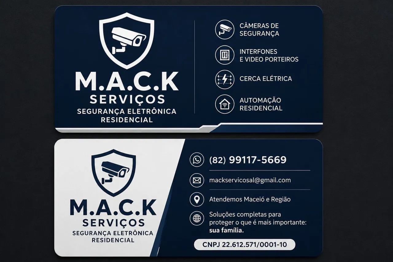 Serviço de manutenção e instalação de equipamentos de segurança eletrônica e elétrica !