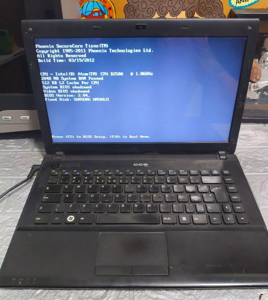 Notebook CCE desligando sozinho 