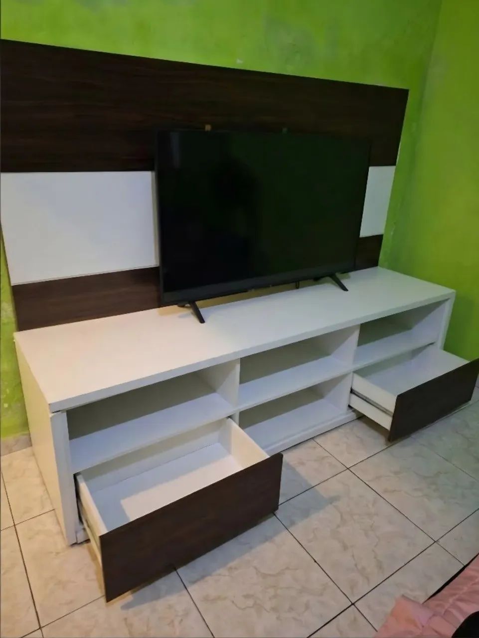 Rack e painel planejado