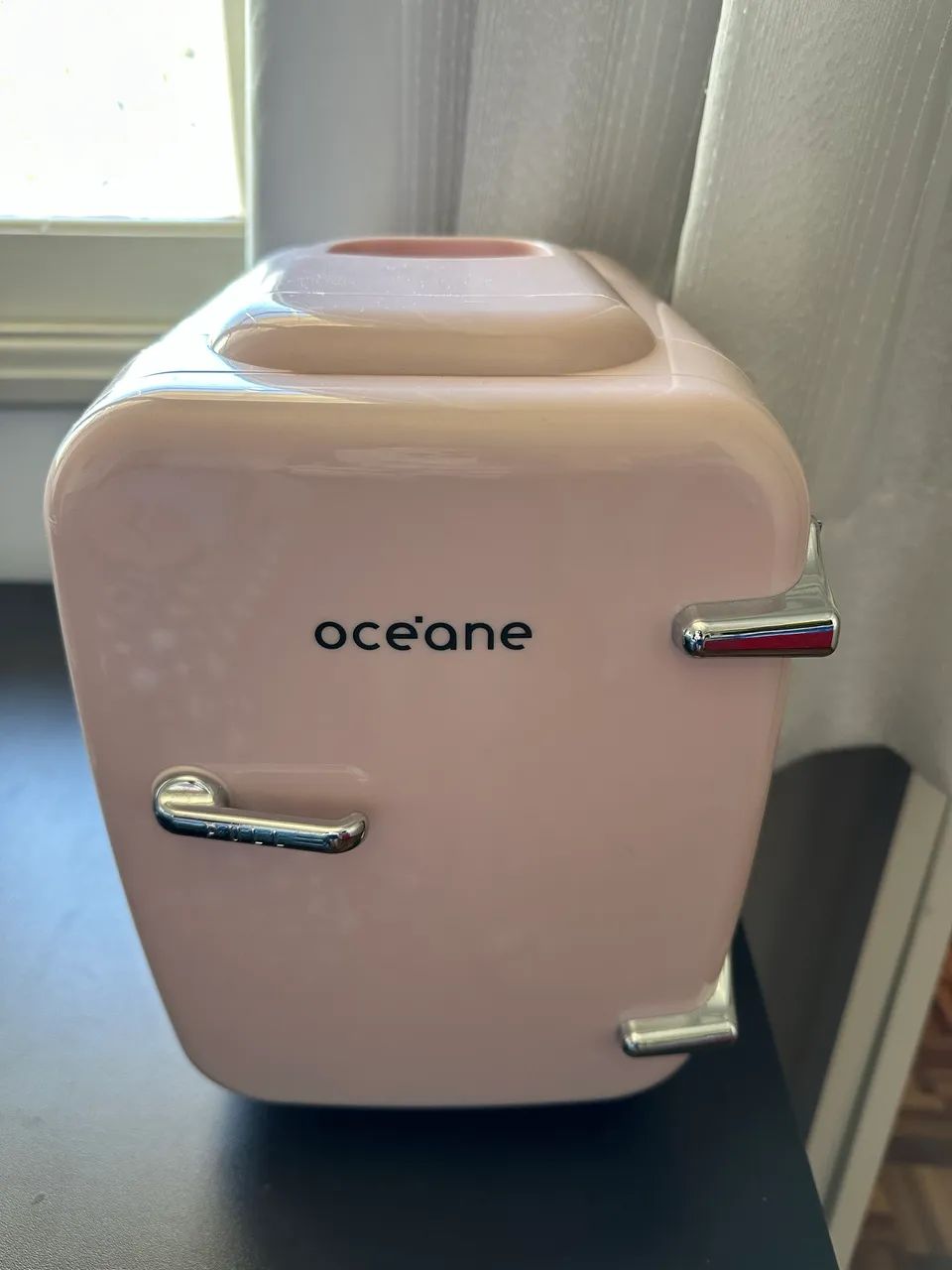 Mini Geladeira Rosa Skincare Fridge Oceane  - Foto 3