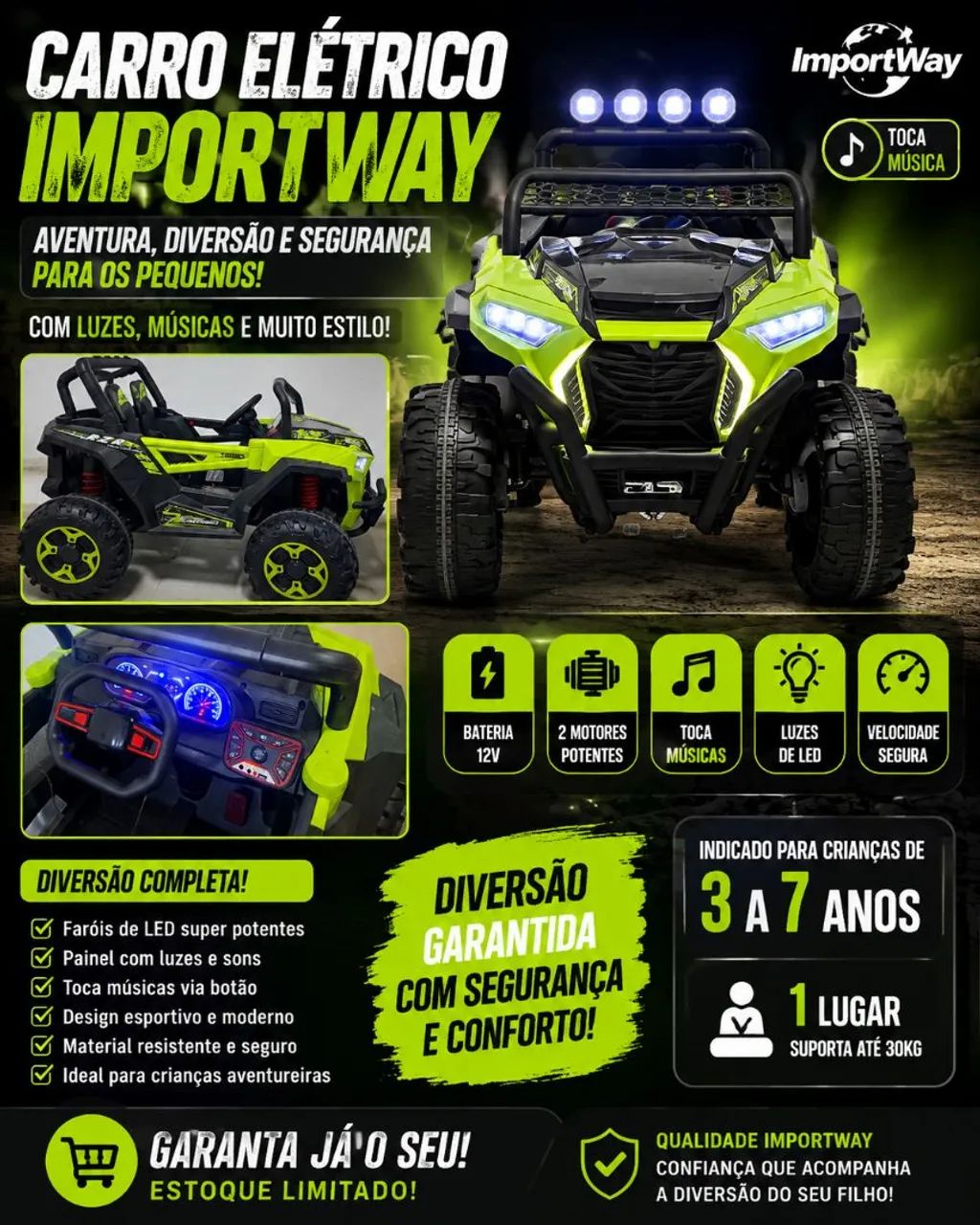 Lindo Jeep infantil