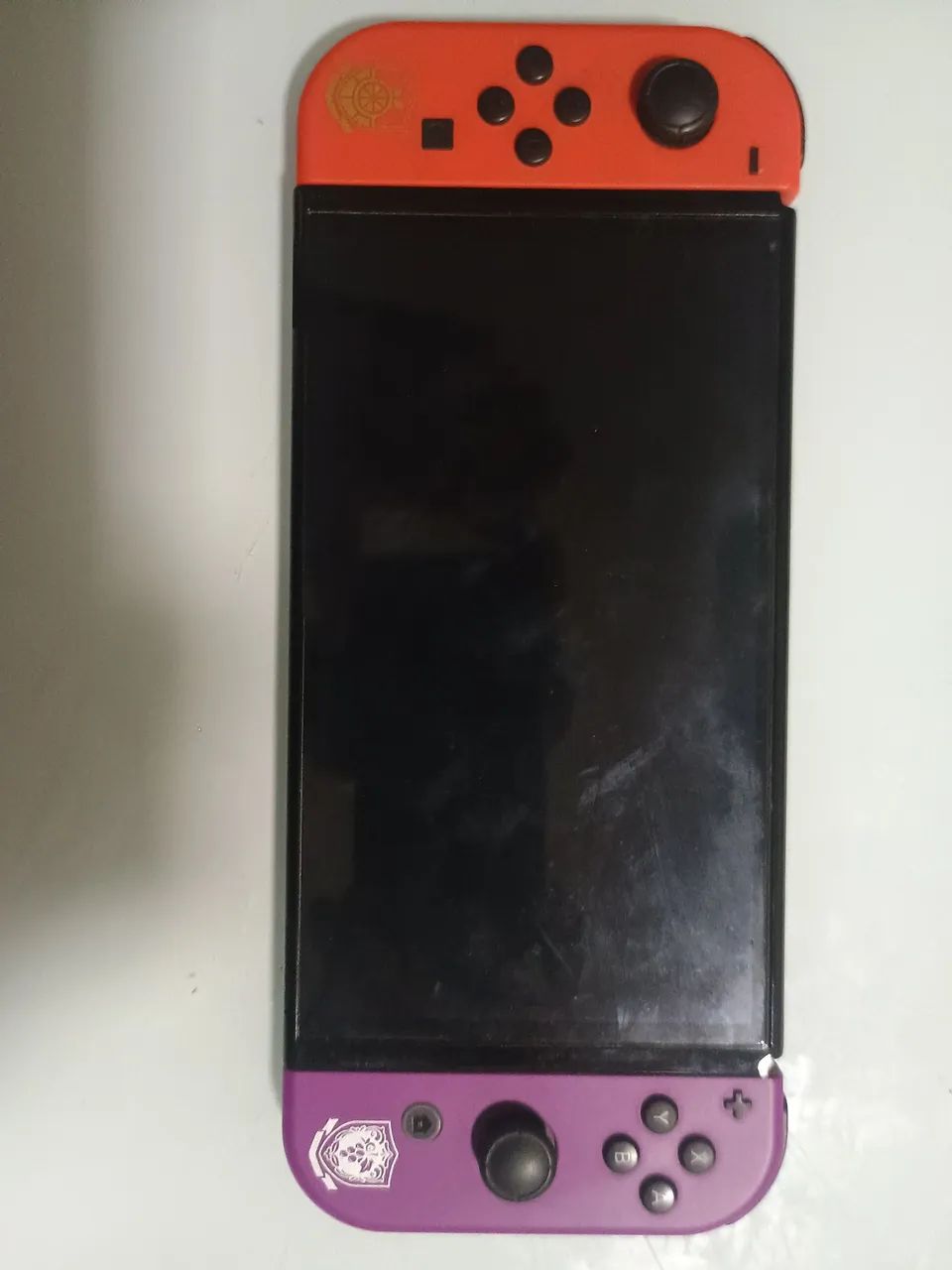 NINTENDO SWITCH OLED SCARLET VIOLET - Foto 3