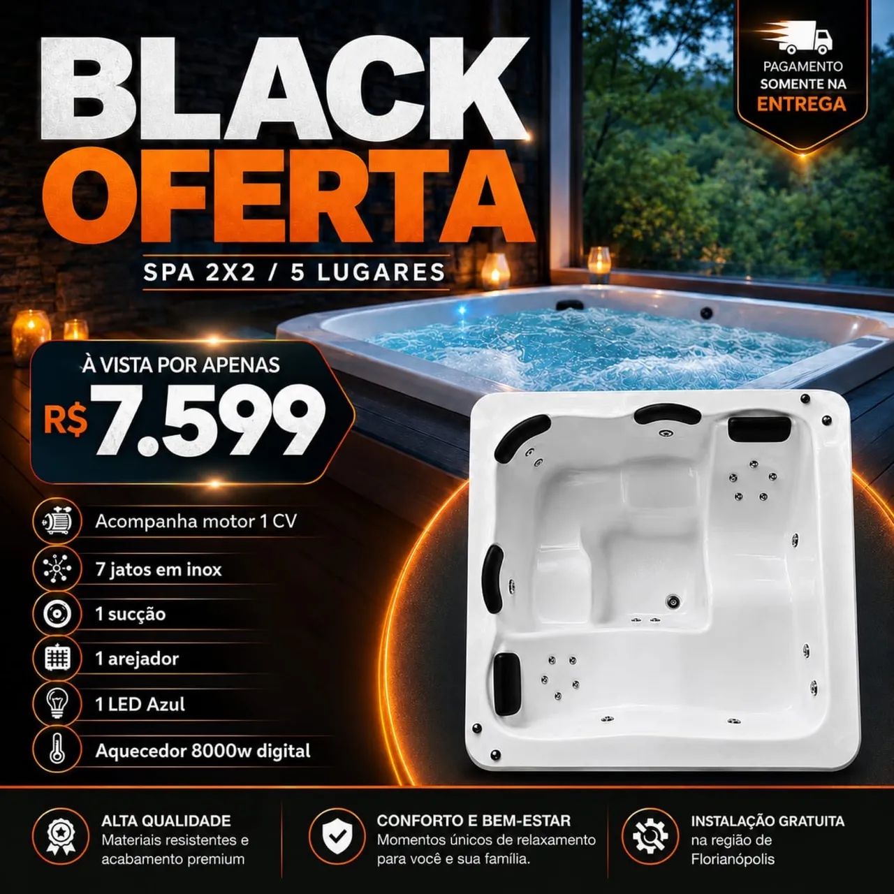 Jacuzzi 5 lugares OFERTA