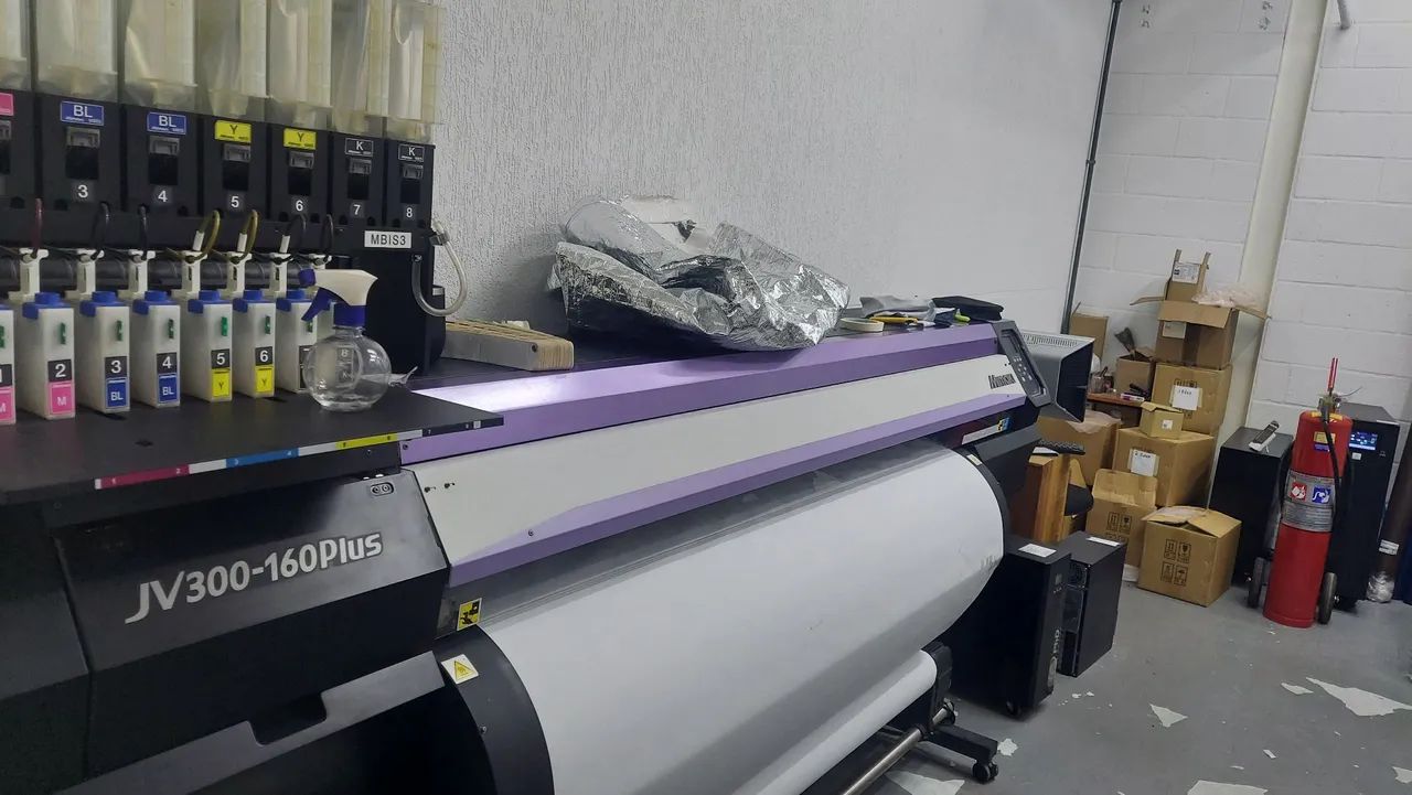 Impressora Mimaki JV300-160 Plus com duas cabeças. .  - Foto 2