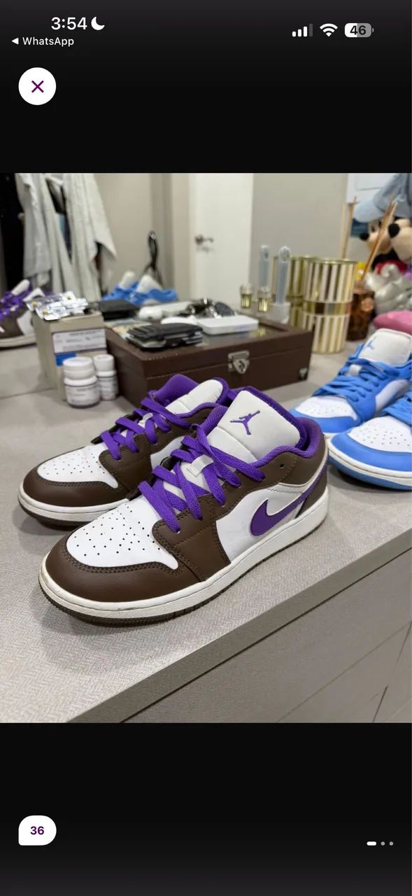lote de tênis jordan original e adidas  - Foto 2
