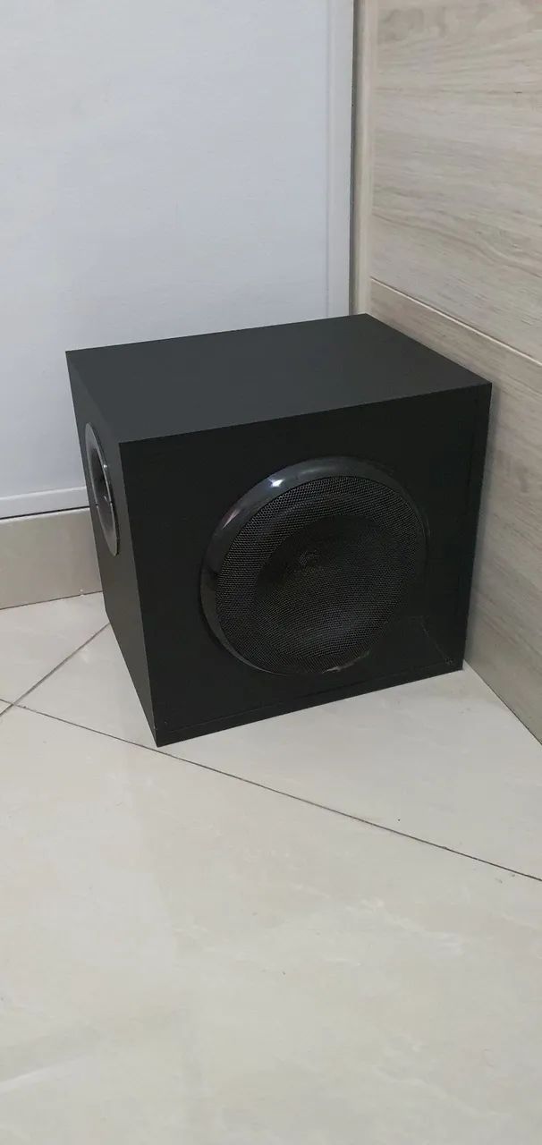 Kit Home Cinema 92 polegadas S5 Som 2.1 (200w RMS) - Foto 4