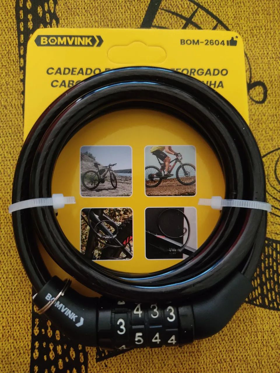 Cadeado com senha Bomvink 